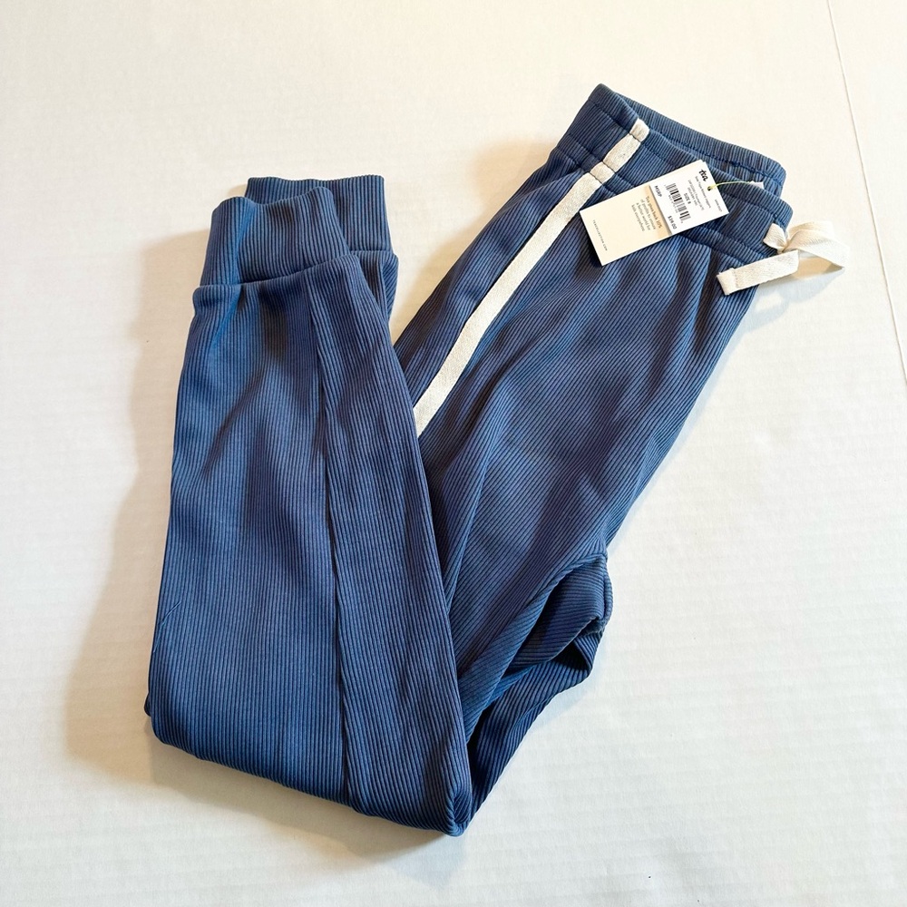 NWT/NIB Tea Collection Side Tape Ribbed Joggers